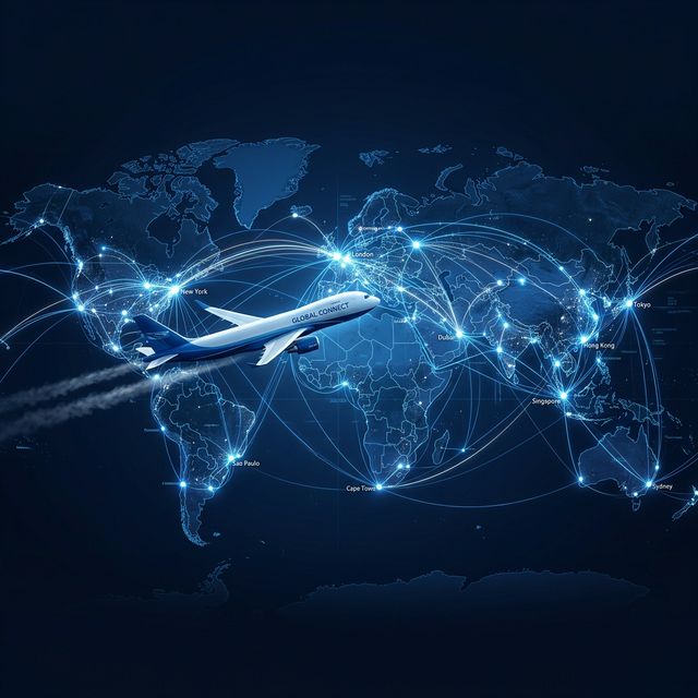Global high-tech logistics network